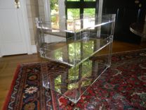 Lucite/Acrylic Bar Cart -Drink Cart - Hand Crafted , Made To Order 3 small