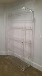 Lucite / Acrylic Bookcase - Button Line - Handcrafted, Made To Order- Custom Sizing Welcome 1 small