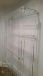 Lucite / Acrylic Bookcase - Button Line - Handcrafted, Made To Order- Custom Sizing Welcome 4 small