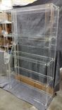 Lucite / Acrylic Bookcase - Button Line - Handcrafted, Made To Order- Custom Sizing Welcome 6 small