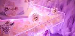 Lucite / Acrylic Cake Table Deluxe - Handcrafted, Custom Sizing Welcome - Rent Me! 2 small