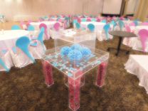 Lucite / Acrylic Cake Table Deluxe - Handcrafted, Custom Sizing Welcome - Rent Me! 5 small