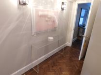 The Waterfall Console Table - Desk Lucite / Acrylic 4 small