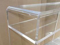 Waterfall Console Table With Shelf - Stunning Handcrafted Table - Custom Size Welcome 3 small
