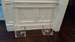Console Table - Waterfall Edge With Greek Key Base - Handcrafted, Custom Size Welcome 5 small