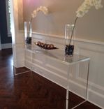 Acrylic Entryway / Console Table In 1.5 1 small