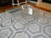 Coffee Table - Slab Style Up To 1.5 Thick Acrylic 4 small