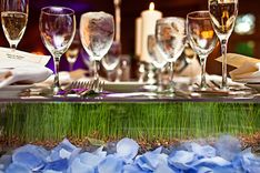 Lucite / Acrylic Table Toppers - Cover.  Protect Your Table Decorations While Eating!! 5 small