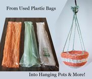 Hanging Pot From Upcycled Plastic 4 small