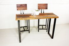 Patchwork Reclaimed Timber Console Table 3 small