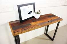Patchwork Reclaimed Timber Console Table 2 small