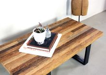 Reclaimed Patchwork Timber Coffee Table 2 small