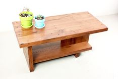 Modern Reclaimed Wood Coffee Table 2 small