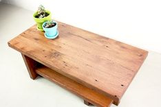 Modern Reclaimed Wood Coffee Table 3 small