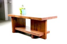Modern Reclaimed Wood Coffee Table 4 small