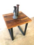Reclaimed Patchwork End Table 2 small