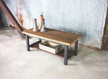 Reclaimed Oak Timber Coffee Table 2 small