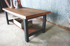 Reclaimed Oak Timber Coffee Table 3 small