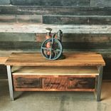 Reclaimed Wood Media Console With Steel Legs 2 small