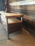 Reclaimed Wood Media Console With Steel Legs 5 small