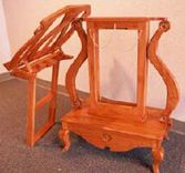 Solid Cherry Victorian Music Stand 2 small