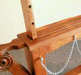 Solid Cherry Victorian Music Stand 3 small