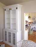 Painted Bookcases With Motawi Tiles 6 small
