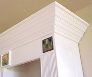 Painted Bookcases With Motawi Tiles 4 small