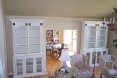 Painted Bookcases With Motawi Tiles 12 small