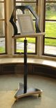 Classic Music Stand In Brass And Black Lacquer 4 small