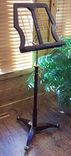 Music Stand In Sapele And Brass 2 small