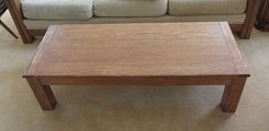 Oak Coffee Table With Breadboard Ends 3 small