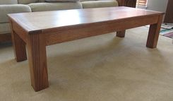 Oak Coffee Table With Breadboard Ends 4 small