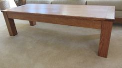 Oak Coffee Table With Breadboard Ends 5 small