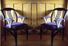 A Chair In Walnut And Bird's Eye Maple 1 small
