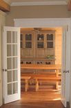 Rustic Oak Trestle Table And Benches 5 small