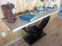 "Circle U" With A Bird's Eye View-A Table In Dramatic Art Deco Styling 1 small