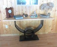 "Circle U" With A Bird's Eye View-A Table In Dramatic Art Deco Styling 3 small