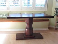 Cherry Pedestal Table 4 small