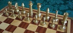 Sapele And Maple Chess Set 4 small