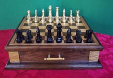 Custom Chess Set In Walnut, Maple, And Steel 6 small