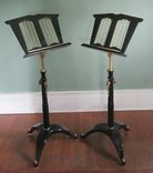 Black Lacquer And Brass Music Stands 1 small