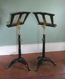 Black Lacquer And Brass Music Stands 2 small