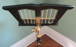 Black Lacquer And Brass Music Stands 4 small