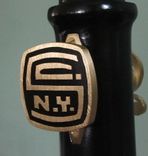 Black Lacquer And Brass Music Stands 5 small