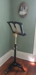 Black Lacquer And Brass Music Stands 6 small