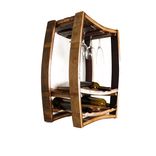 Wine Barrel Hanging Wine And Glass Rack - Rosato - Made From Retired California Wine Barrels 4 small