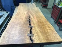 Figured Cherry Butterfly Dining Table 3 small