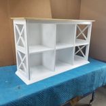 Farmhouse Tv Stand Bookcase Display Cabinet 1 small