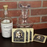 Custom Cigar Bar Wood Coasters, Set Of 4 2 small
